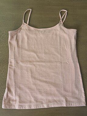 Loft Light Peach Tank Top - Adjustable Spaghetti Straps - Size Medium